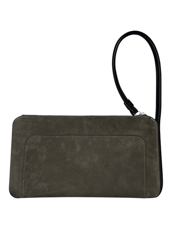 Graf Lantz Handbags - Graf Lantz Gray Suede 12 in Wristlet Clutch Purse